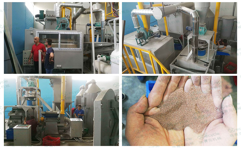 希臘pcb電路板貴金屬提煉設備現場圖